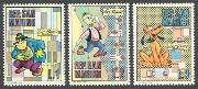 Disney Characters - 3 mint Stamps San Marino, 1970